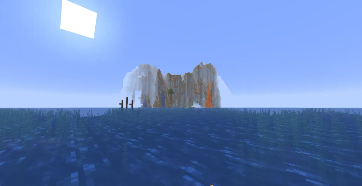 Sea stacks on the horizon